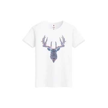 Markhor Print Rhinestone T-shirt