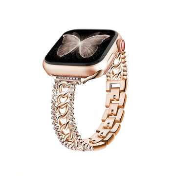Diamond Chain Style Apple Watch Band