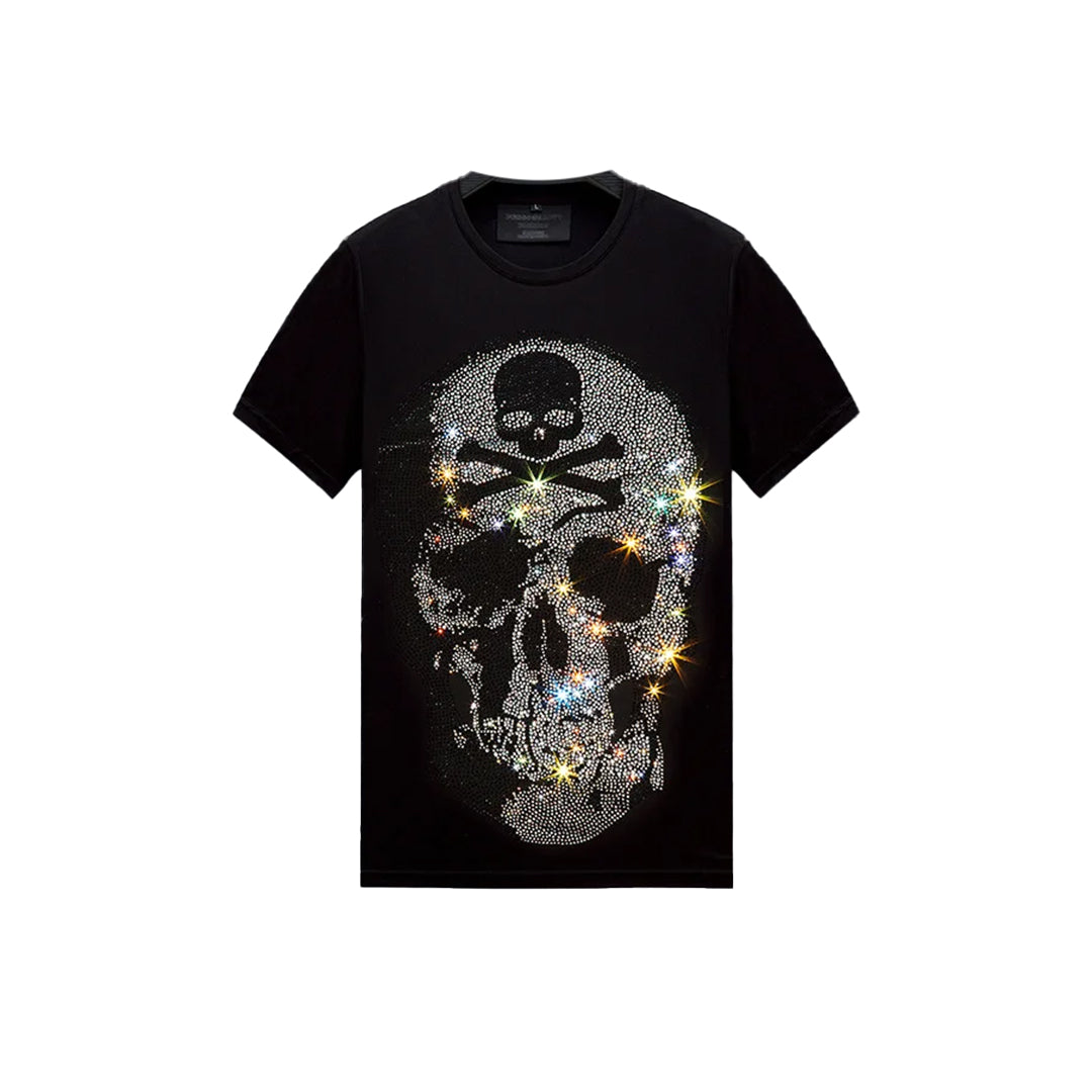 Deadly Print Rhinestone T-shirt