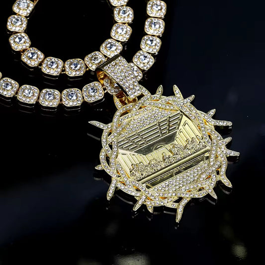 The Last Supper Rhinestone Necklace