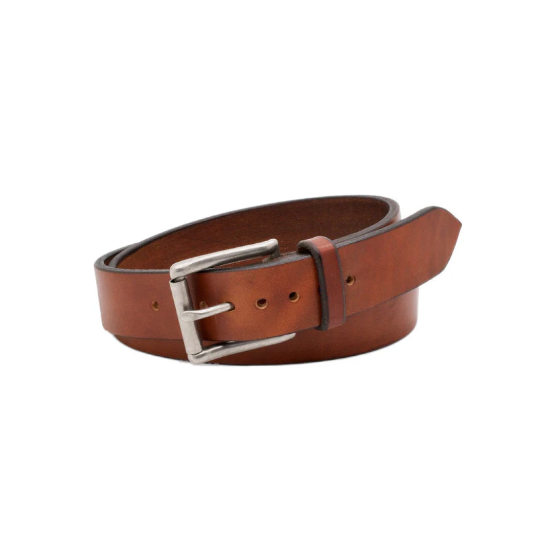 Men's Brown Mocha Leather Belt-Men Leather Belts-Premium Leather Store