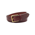 Men's Red And Brown Tone Classic Merlot Leather Belt-Men Leather Belts-Premium Leather Store