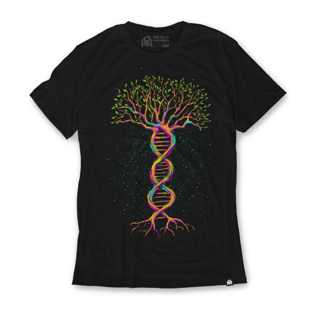 Tree Of Life Printed Rhinestone Shirt