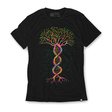Tree Of Life Printed Rhinestone Shirt