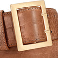 Wide Leather Belt Chic Waist Belt-Women Leather Belts-Premium Leather Store