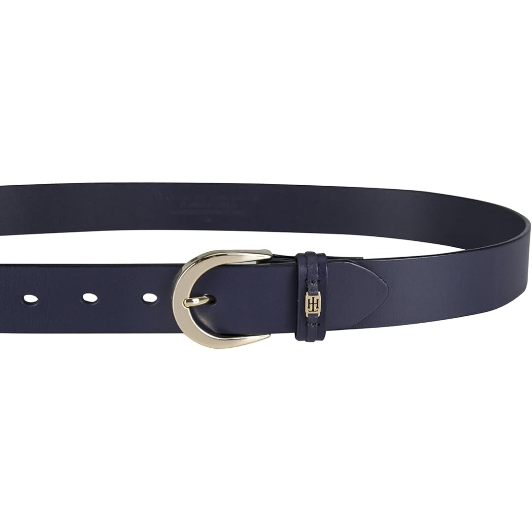 Leather Belt Stylish Logo Buckle Waist Belt-Women Leather Belts-Premium Leather Store