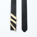 Genuine Leather Belt with Gold Metal Buckle-Women Leather Belts-Premium Leather Store